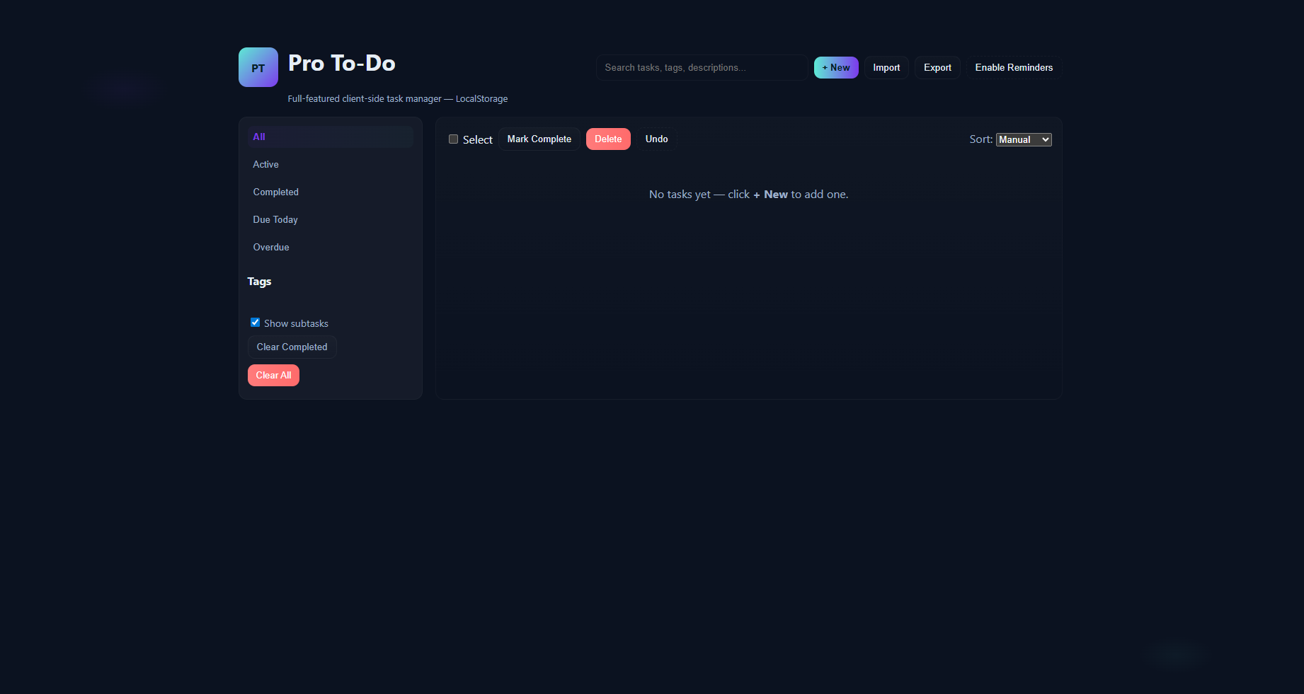 Project 3 Screenshot